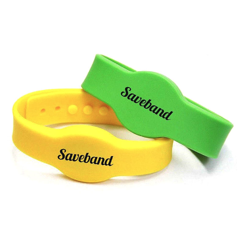 13.56Mhz Malaking MF IC Rfid Silicone Wristband RFID Smart Wristband