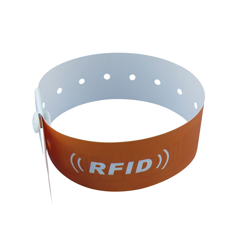 Isang beses na Gumamit ng RFID Disposable Paper Sports Bracelet Wristbands Para sa Athletic Sports Meeting